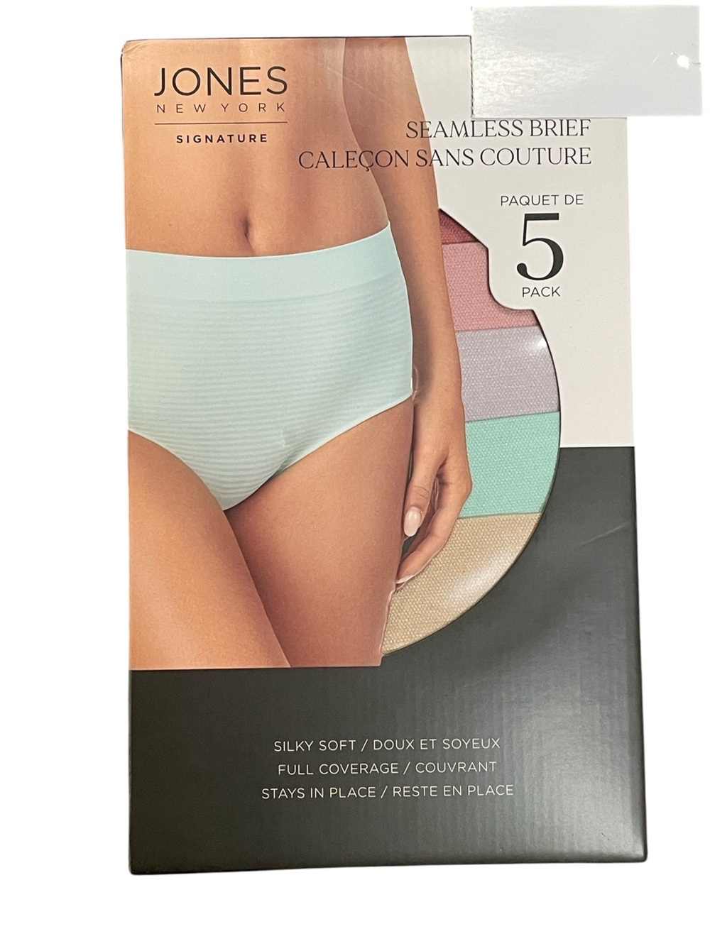 Jones New York Women's Seamless Briefs(5 Pack)